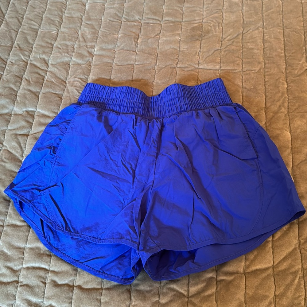 Girls blue athletic shorts